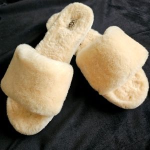 COPY - Cozetta Curly Genuine Shearling Slide Slipper (Women)